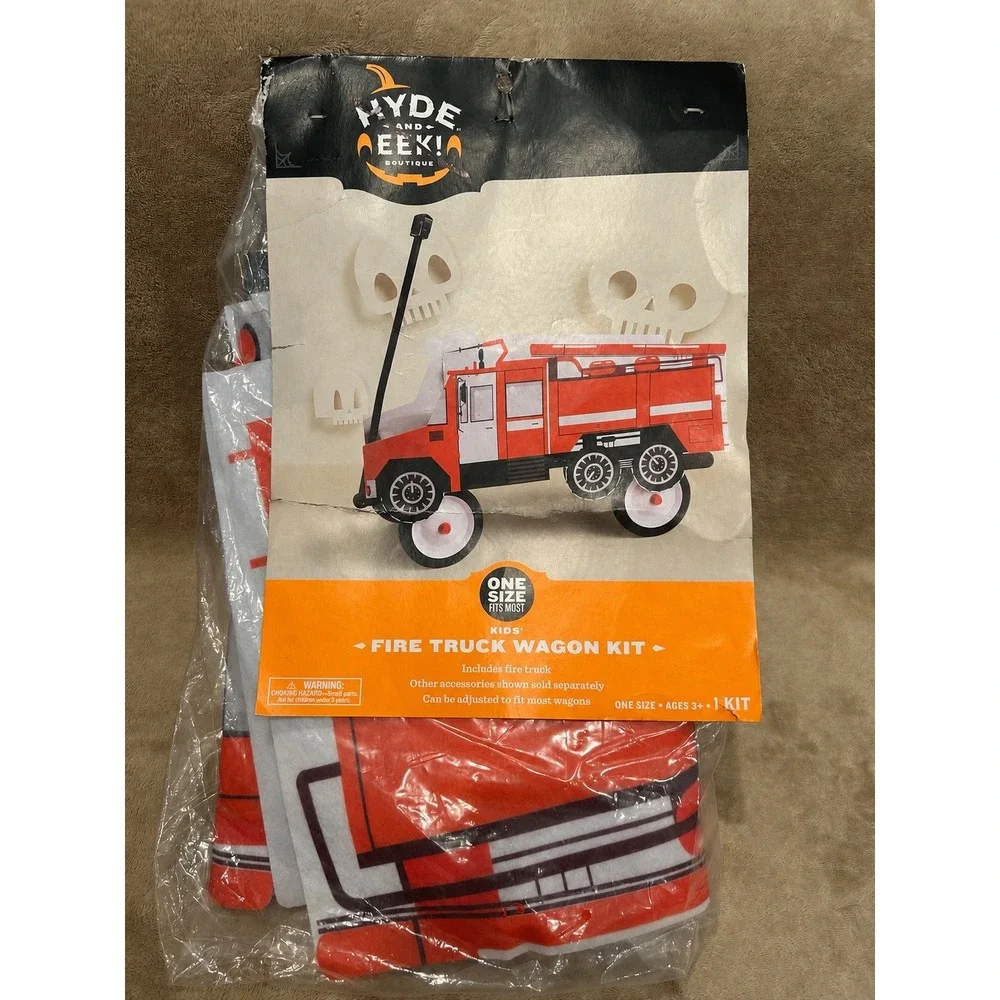 Hyde and Eek Fire Truck Wagon Kit Halloween Costume Decoration Cover Target OSFM